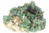 Fluorescent Green Fluorite Cluster - Diana Maria Mine, England #208884-1